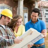 People hiring a general contractor